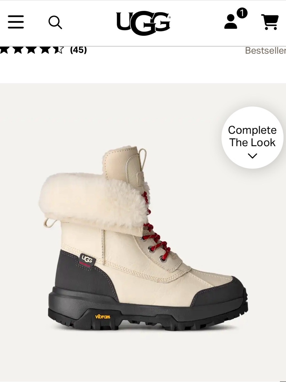 NWT Ugg Women's Adirondack Boot (Size 8)
